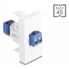Delock Easy 45 module klemmenblok op wit (90912)