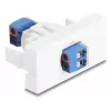 Delock Easy 45 module klemmenblok op wit (90912)