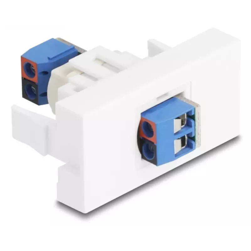 Delock Easy 45 module klemmenblok op wit (90912)