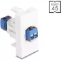 Delock Easy 45 module klemmenblok op wit (90912)
