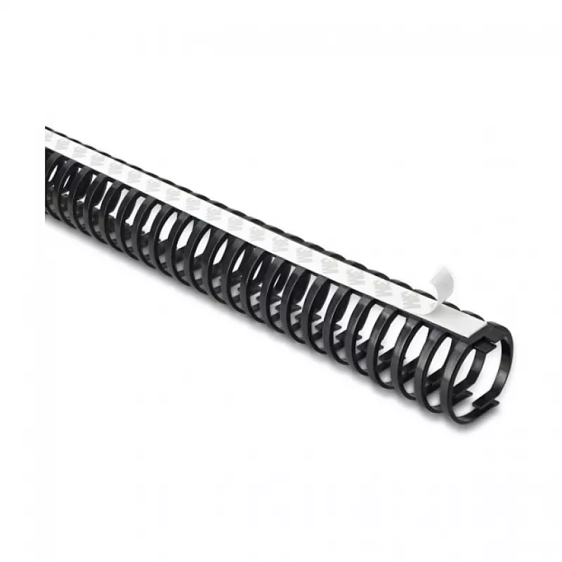 Delock flexibele kabelgoot, zelfklevend en schroefbaar, 45 x 46 mm, lengte 50 cm, zwart