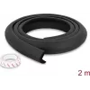Delock schuimrandbeschermer 35 x 8 mm - lengte 2 m zwart (18488)