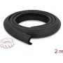 Delock schuimrandbeschermer 35 x 8 mm - lengte 2 m zwart (18488)