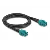 Delock HDMI-adapterkabel micro HDMI stekker naar 4x HDMI bus 1 m zwart 90340