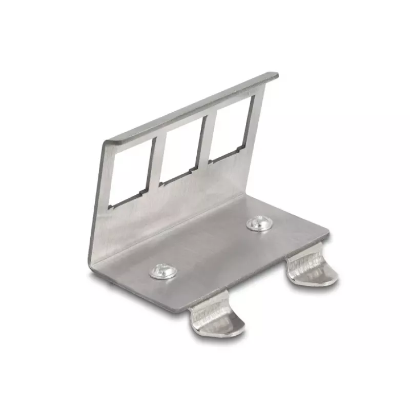 Delock Keystone metalen houder 3 poorten voor DIN-rail (88139)