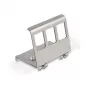 Delock Keystone metalen houder 3 poorten voor DIN-rail (88139)