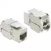 Delock Keystone module RJ45 bus naar LSA Cat.6A STP