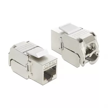 Delock Keystone module RJ45 bus naar LSA Cat.6A STP