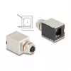 Delock M12 adapter X-gecodeerd 8 pin bus naar RJ45 bus Cat.6A STP afgeschermd recht