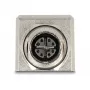 Delock M12 adapter X-gecodeerd 8 pin bus naar RJ45 bus Cat.6A STP afgeschermd recht