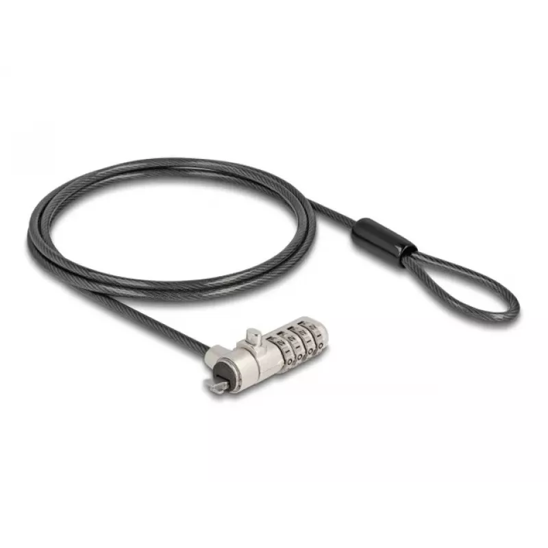 DELOCK Navilock laptopslot met cijferslot voor HP Nano Slot - koolstofstaalkabel (20967)