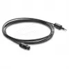Delock optische audiokabel – mini-TOSLINK 3,5mm naar TOSLINK, 2m, zwart