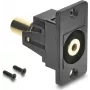 Delock paneelmontage 3,5 mm 3-pins jack-koppeling bus naar bus verguld zwart 91207