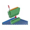 Delock PCB-klemmenblokset 8-polig 3,81 mm rastermaat verticaal groen (10 stuks) 65974