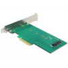 Delock PCI Express x4 kaart naar 1 x interne NVMe M.2 Key M 110 mm - low profile formaat