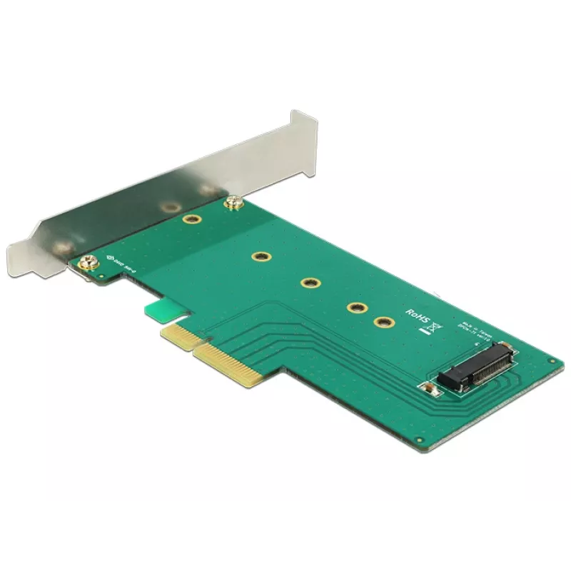 Delock PCI Express x4 kaart naar 1 x interne NVMe M.2 Key M 110 mm - low profile formaat
