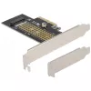 Delock PCI Express x4 kaart naar 1 x interne NVMe M.2 Key M 80 mm - Low Profile formaat 90047