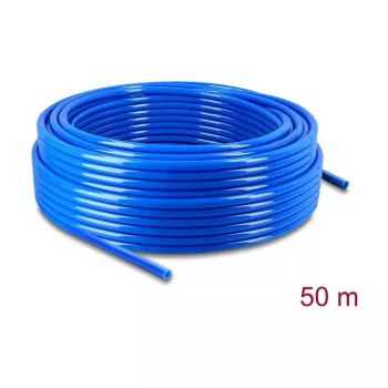 Delock pneumatische slang 10 x 6,5 mm, 50 m rol, blauw