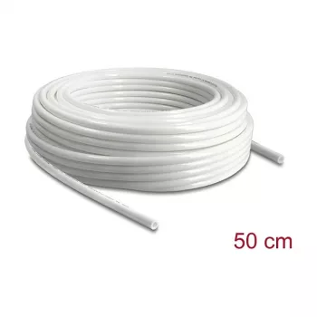 DELOCK pneumatische slang 12 x 8 mm 50 m rol wit
