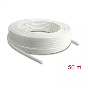Delock persluchtslang 8 x 5 mm 50 m rol wit (PU)