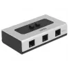 Delock RJ11 2-poorts handmatige bidirectionele switch
