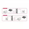 Delock RJ11 2-poorts handmatige bidirectionele switch