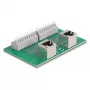 Delock RJ45 2 x bus naar 2 x klemmenblok met drukknop voor DIN-rail haaks (66995)