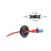 Delock rubberen kabeltule rond Ø 38 mm zwart, 10-pack
