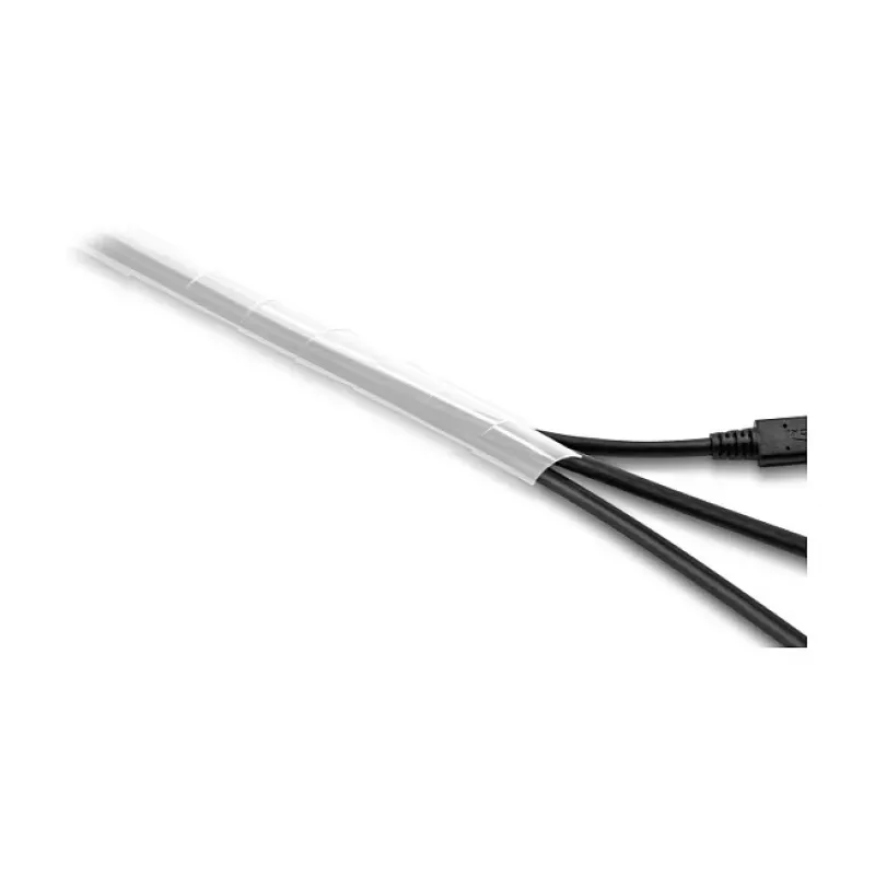 Delock spiraalslang 15 mm diameter 10 m transparant