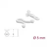 Delock spiraalslang 5 mm transparant, 100 stuks