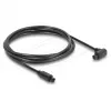 Delock TOSLINK digitale optische audiokabel, 90° haaks naar recht, 1,5 m, 4 mm, zwart