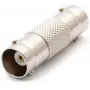 DELTA BNC bus naar BNC bus koppeladapter, 75 Ohm, vernikkeld messing, dubbel-BNC-BNC