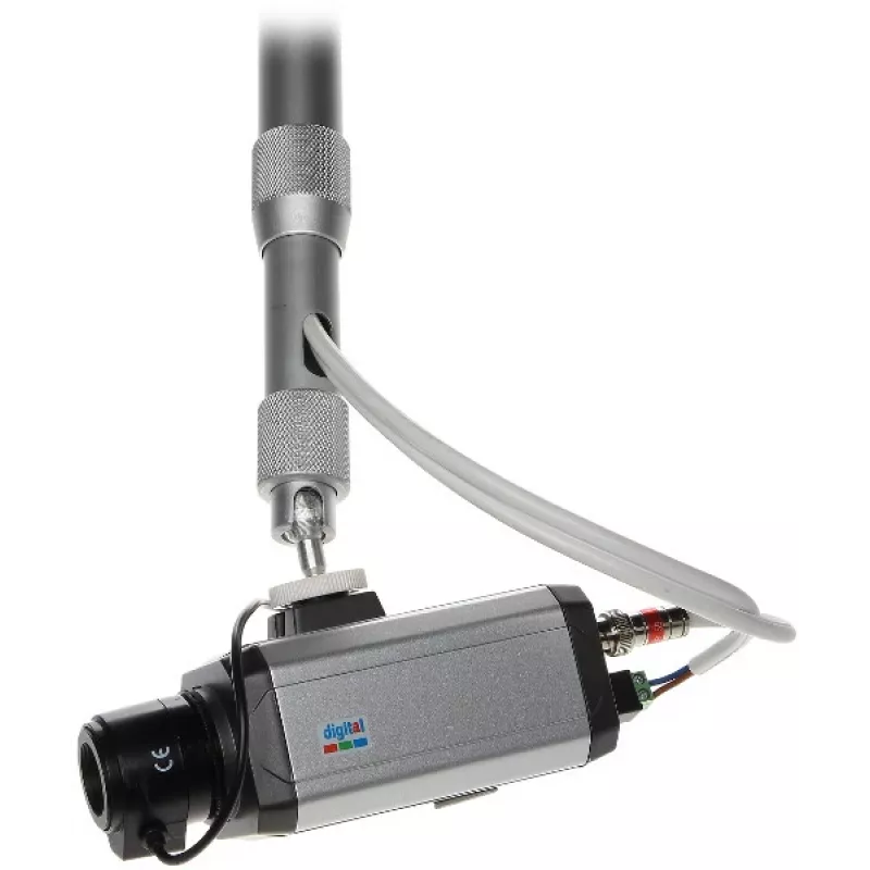 DELTA BR-60X120 telescoopplafondbeugel voor CCTV-camera's, 710–1220 mm, wit