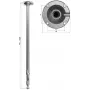DELTA BR-60X120 telescoopplafondbeugel voor CCTV-camera's, 710–1220 mm, wit