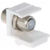 DELTA FX-F1 glasvezel-keystone-module, SC simplex/LC duplex adapter, wit