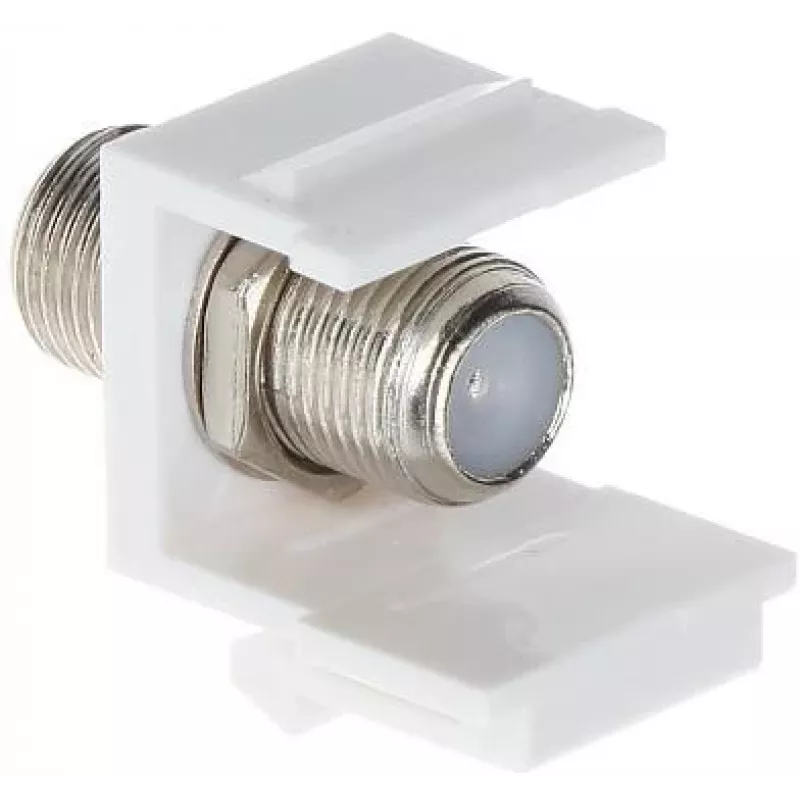 DELTA FX-F1 glasvezel-keystone-module, SC simplex/LC duplex adapter, wit