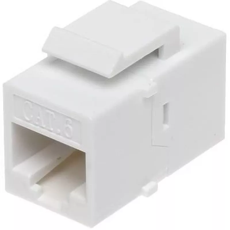 DELTA FX-RJ45-G/RJ45-G/6 afgeschermde Cat6 keystone jack, gereedschapsloos, goudcontacten