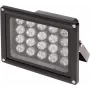 Delta IRL-30/120 Outdoor-infraroodstraler, 850nm, 30m bereik, 120° stralingshoek, IP66, Zwart