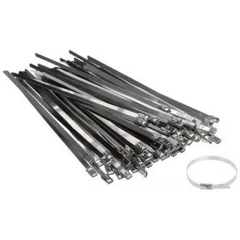 DELTA MONTAGE SSCT-150X4.6 RVS kabelbinders 150 x 4,6 mm, 100 stuks