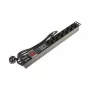 DELTA PD-6/R-SPD-3L 6-voudige stekkerdoos met overspanningsbeveiliging, 2-polige schakelaar, 1,5 m kabel, Type E stopcontacten, 2300 W, zwart