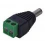 DELTA S-55 DC-netstekker 5,5x2,1 mm schroefklem stekkerconnector