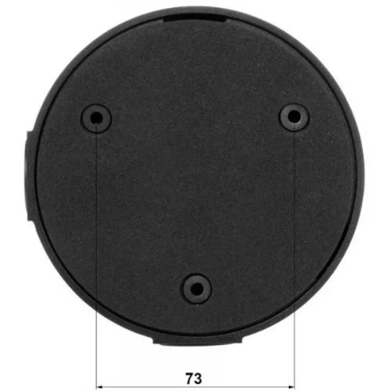 DELTA STG-PFA130-E aansluitdoos voor Dahua dome-camera's, wand-/plafondmontage, aluminium, zwart STG-PFA130-E(BLACK)