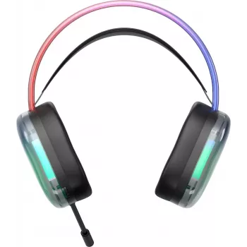 Deltaco Gaming DH230 headset RGB verlicht semi-transparant (GAM-186)