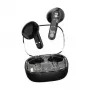 DELTACO Streetz BT TWS in-ear-koptelefoon transparant zwart