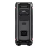 Denver BPS-470 Bluetooth-partyspeaker met karaoke, 2000W PMPO, 20W RMS, LED-verlichting, FM-radio, TWS, incl. microfoon, zwart