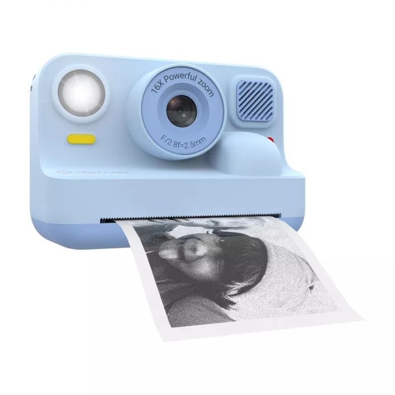 DENVER KPC-1374BTBU kinder-digitale camera met printer, blauw