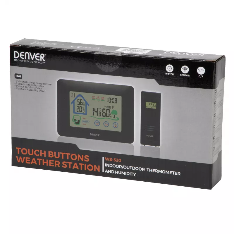 Denver WS-520 weerstation met draadloze buitensensor
