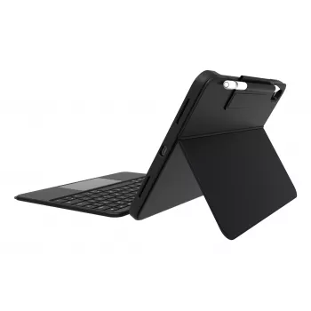 DEQSTER Smart Combo Touch toetsenbordhoes voor iPad 10,9 inch (10e generatie, 2022) met Apple Smart Connector, Duitse QWERTZ-layout, zwart