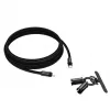 Devia 2-in-1 USB-C naar Lightning kabel lanyard 1,2m 27W Zwart