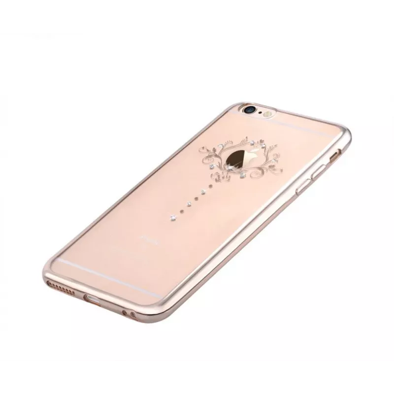 Devia Apple iPhone 6/6s Crystal Iris Champagne Gold Achterkant Hoesje